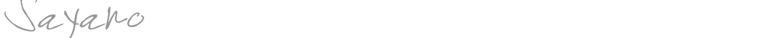 Sayano font preview